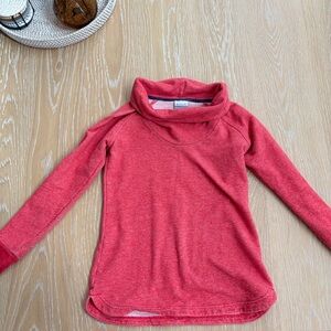 Columbia Red Cowl Neck Sweatshirt